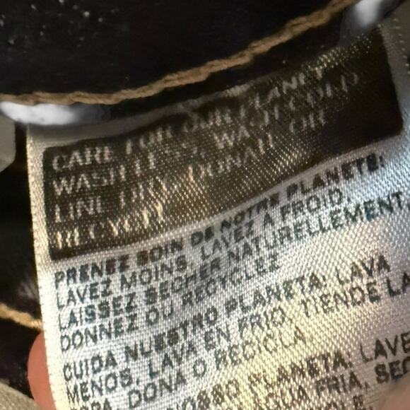 LEVI'S 524 TOO SUPERLOW Dark Denim Jeans 9M 29x32 - Picture 10 of 10